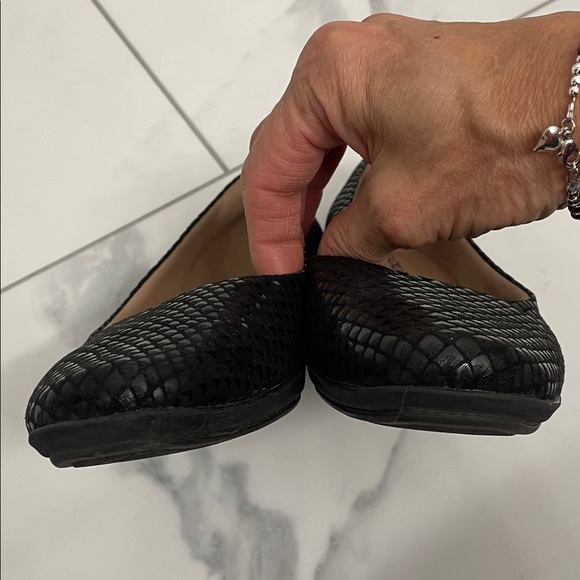 Piccadilly Black Women's Shoes Wedge Heel Flats Sz 36 - Picture 9 of 10